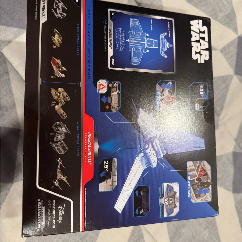 STAR WARS MICRO GALAXY SQUADRON IMPERIAL SHUTTLE #0088 Series 4 ROYAL GUARDS MIB